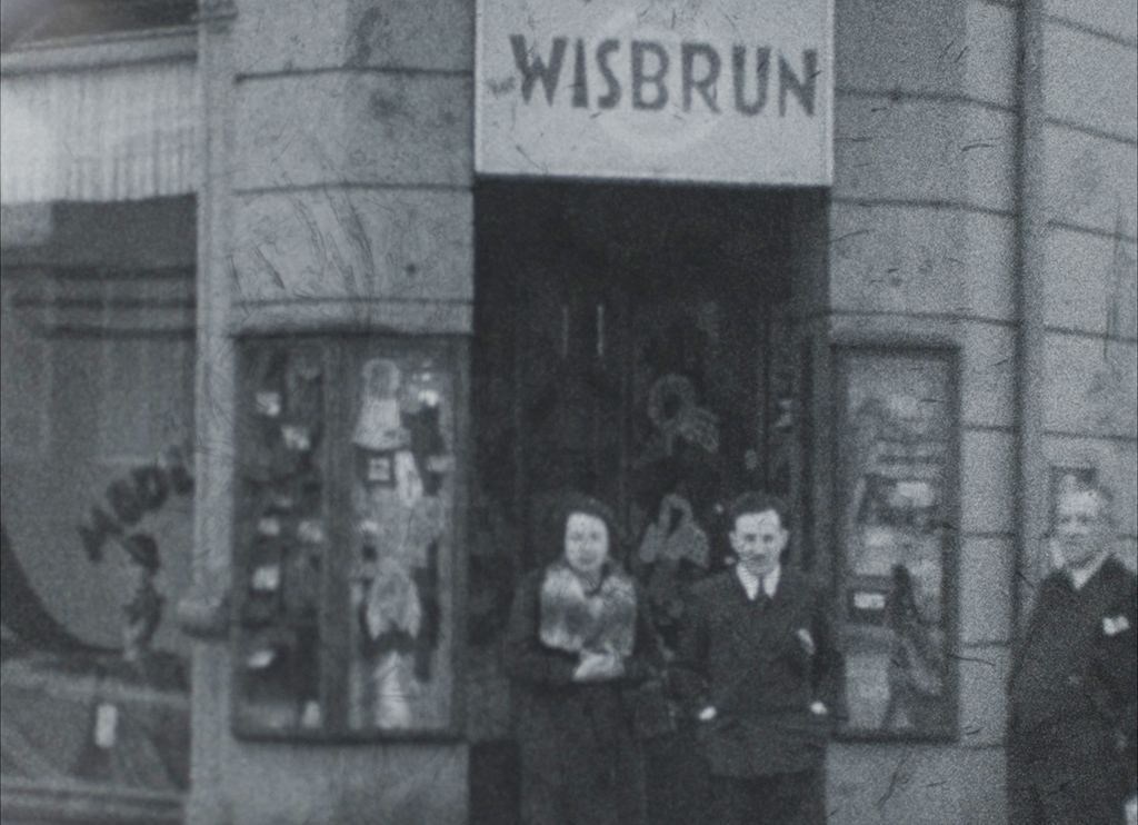 Modehuis Wisbrun (vermoedelijk in Zwitserland)